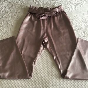 BCBG Generation Pull On Pant in a light pink soft shimmer color Size XS